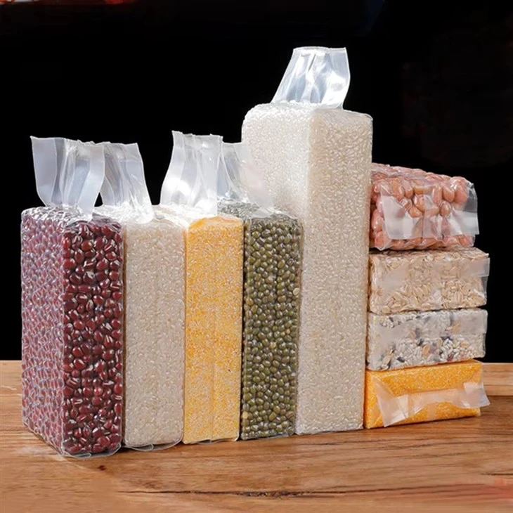 brick-shaped vacuum packing machine for rice beans nuts grains